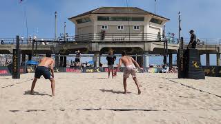 AVP Huntington Beach 2025 Qualifier - 2nd set - Caleb Kwekel/Gage Basey vs. Devon Burki/Raffe Paulis