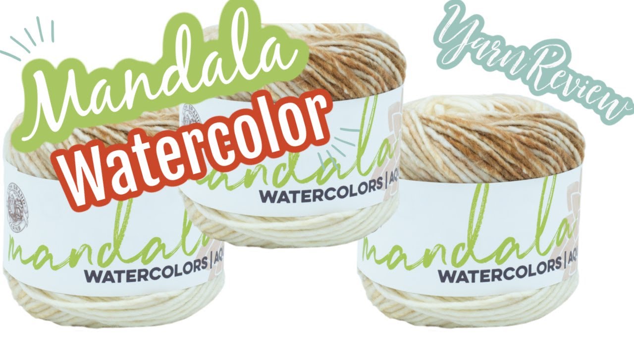 MANADALA WATERCOLOR YARN REVIEW | MANDALA YARN