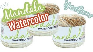 MANADALA WATERCOLOR YARN REVIEW | MANDALA YARN