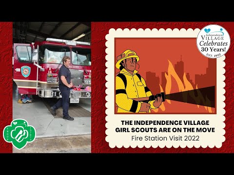 Girl Scout Fire Station Visit