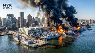 War Breaks Out! Iran Strikes US Naval Base in Bahrain!