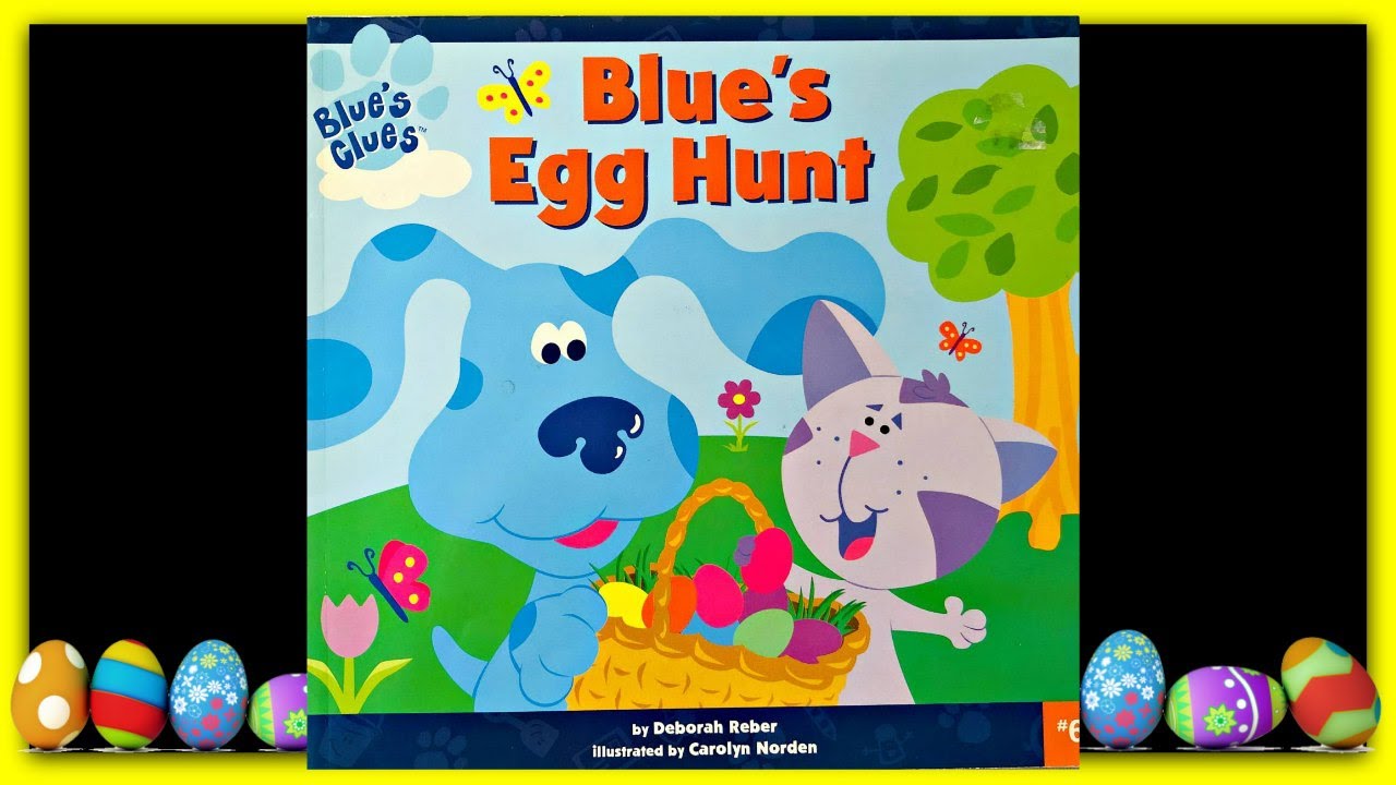 BLUE'S CLUES "BLUE'S EGG HUNT" - Read Aloud - Storybook for kids