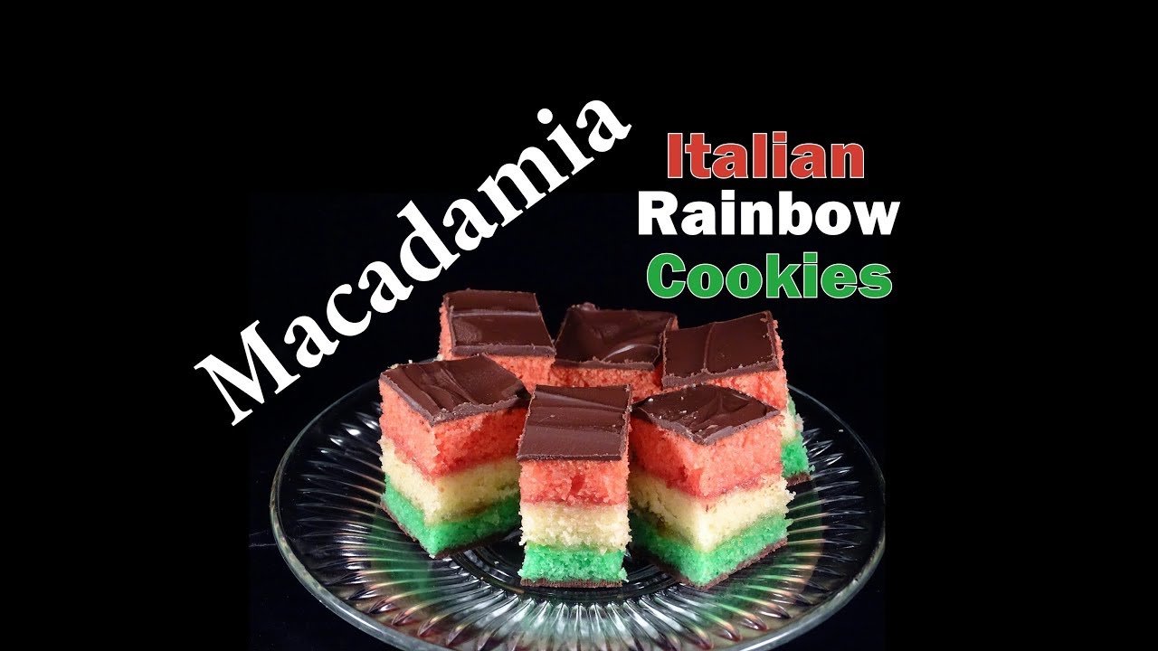 Macadamia Italian Rainbow Cookies -with yoyomax12