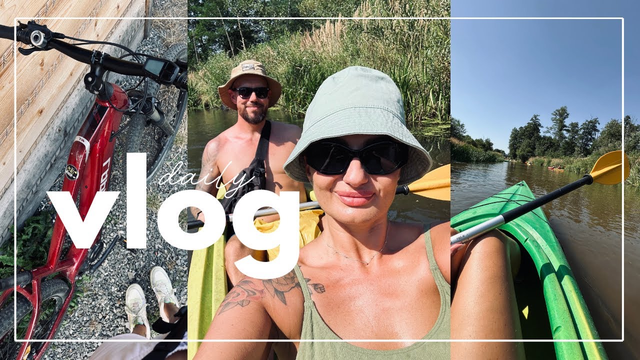 VLOG☀️WSPÓLNY CZAS PEŁEN WRAŻEŃ🤩WEEKENDOWY OUTFIT🚲ROWERY🛶KAJAKI🫣BYŁO NIEBEZPIECZNIE |RozgadanaTv