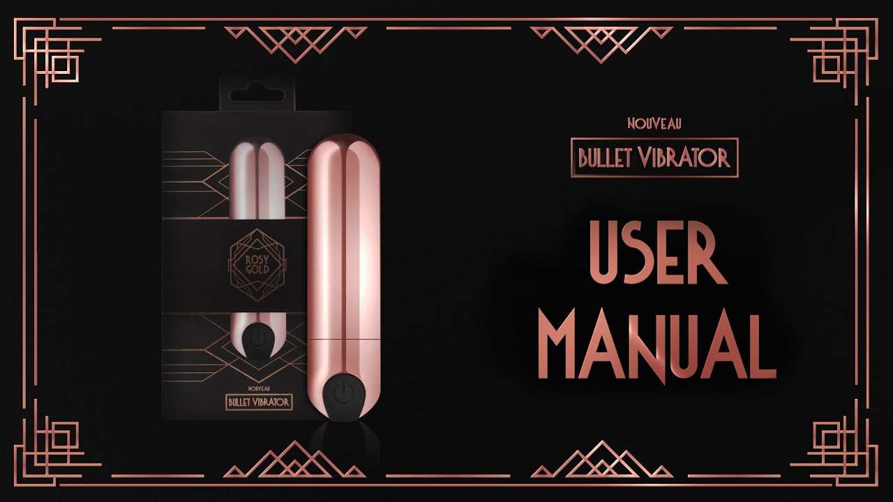 Bullet Vibrator - Rosy Gold - User Manual