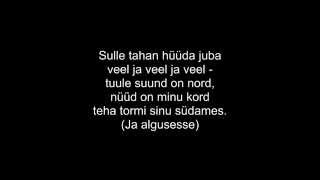 Jaan Tätte - Tuulevaiksel Ööl [SÕNAD] [HD] chords