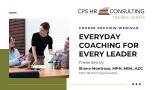 Course Preview: Everyday Coaching for Every Leader