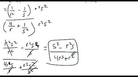 6.3 Example 4 Simplifying Rational Expressions with Negative Exponents
