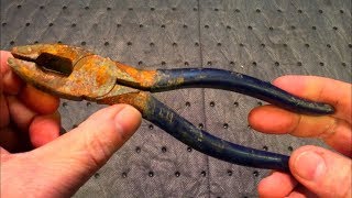 Quick Restoration Of Klein Linesman Pliers