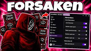 NEW Forsaken Script 2026  NO KEY | Auto Generators, Auto PickUp, Auto Block & More! Profile