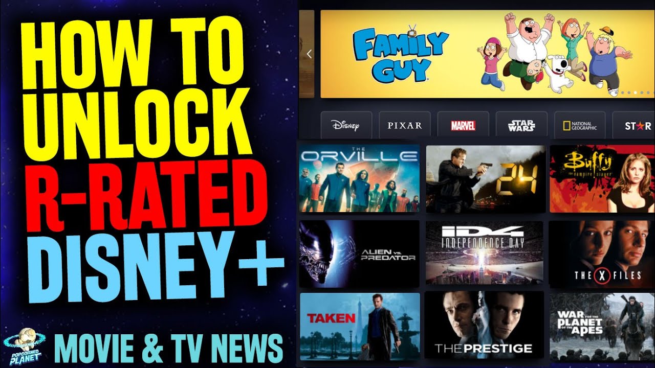 Disney+ R-Rated Content!? - How To Unlock Mature Disney Plus Star Globally!