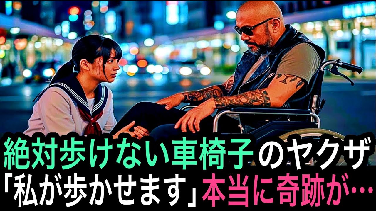 「あなた、歩けると思います。」歩けないと診断され、誰にも見向きもされなかった車椅子の男を救った女子高生。その“優しさ”が社会を変えた——。