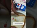 LED with bread #circuit​ #experiment​ #yt #shorts