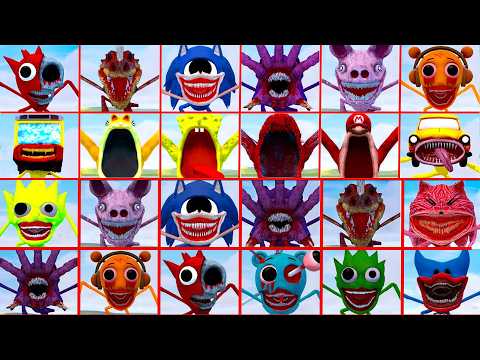 I PLAYED DEATHMATCH GAME WITH ALL NEW THE HORROR SPRUNKI TAPES FAMILY in Garry's Mod