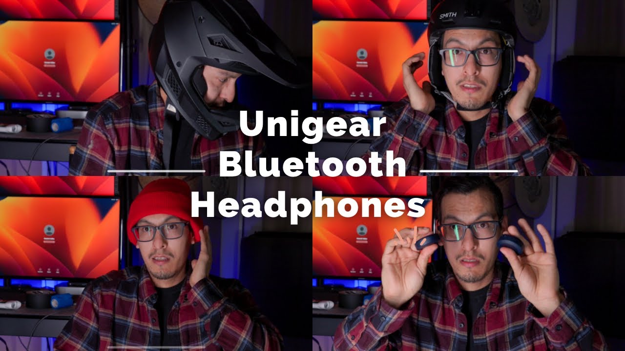 Wireless Helmet Drop-In Headphones by Unigear bombing ski helmet speakers 