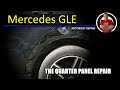 Mercedes GLE. The quarter panel repair. Ремонт заднего крыла.