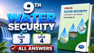 9th Water Security | Unit 3 & Unit 4 | All Chapters - All Activities Answers | Solution Buddy