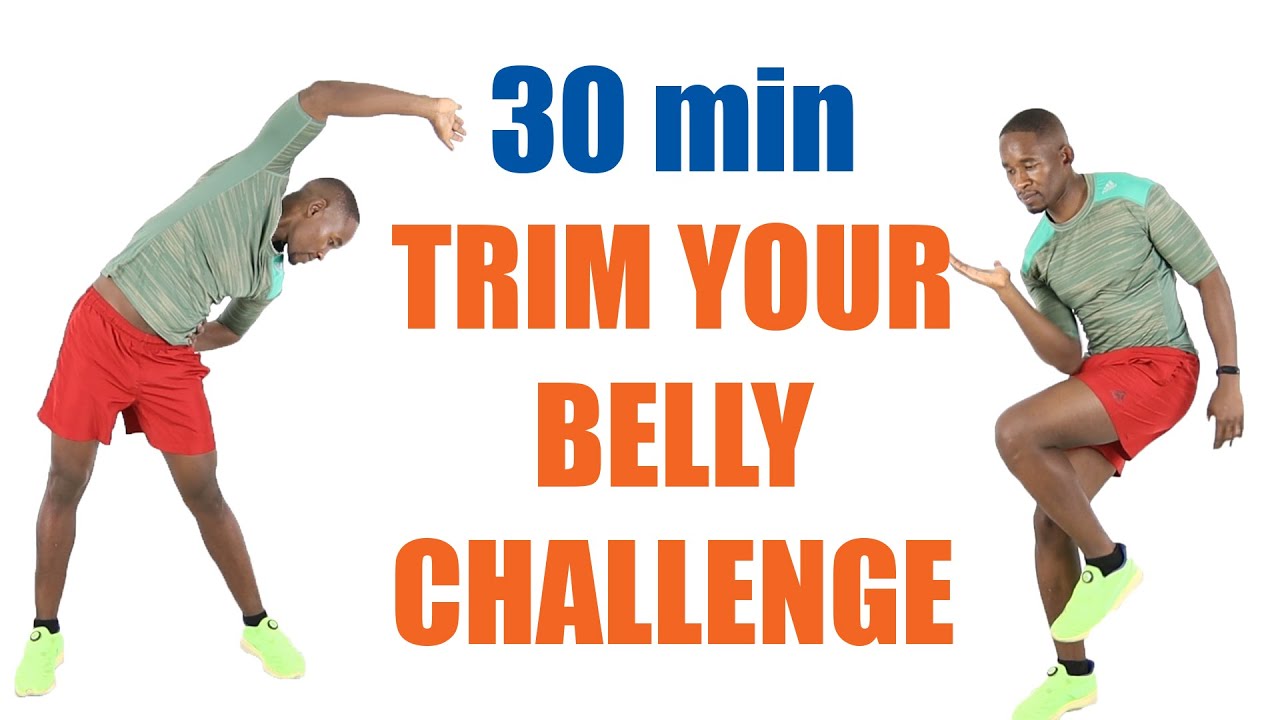 29.16 Minute TRIM YOUR BELLY CHALLENGE with Warm Up🔥300 Calories🔥 YouTube