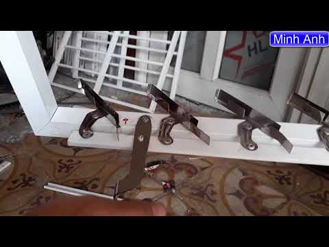 Video Hướng Dẫn Làm Cửa Lá Chớp Nhôm Kính - youtube