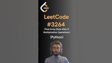 LeetCode#3264 Final Array State After K Multiplication Operations I - Python