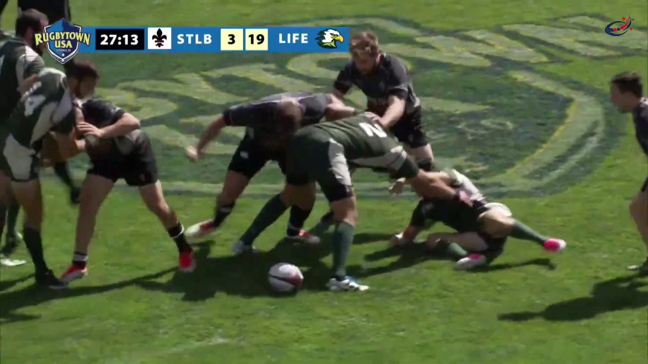 Counter Ruck Turnover: St Louis BOMBERS (David Klug) v Life RUNNING ...