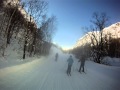 Beautiful Alps, Ski resort, Alpe d&#39;Huez, end of Sarenne