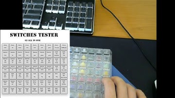 Trying the KBDFans SuperSwitchTester