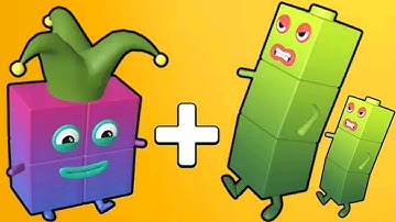 Number Cube Merge: Run n Fight Part 1 ( NUMBERBLOCKS ) Merge Battles Number Lore Max Level