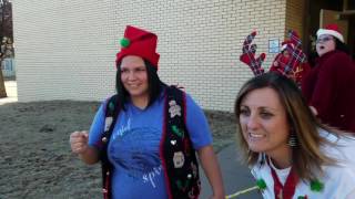 Monroe Lions Christmas Mannequin Challenge - Santa Baby