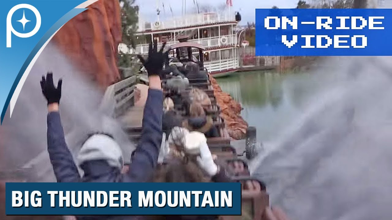 🎢 POV (On-Ride) Big Thunder Mountain Disneyland Paris 2016