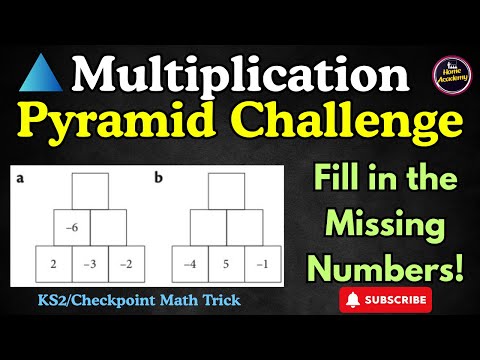Multiplication Pyramids Explained! 💡 KS2/Checkpoint Math Trick