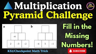 Multiplication Pyramids Explained! 💡 KS2/Checkpoint Math Trick
