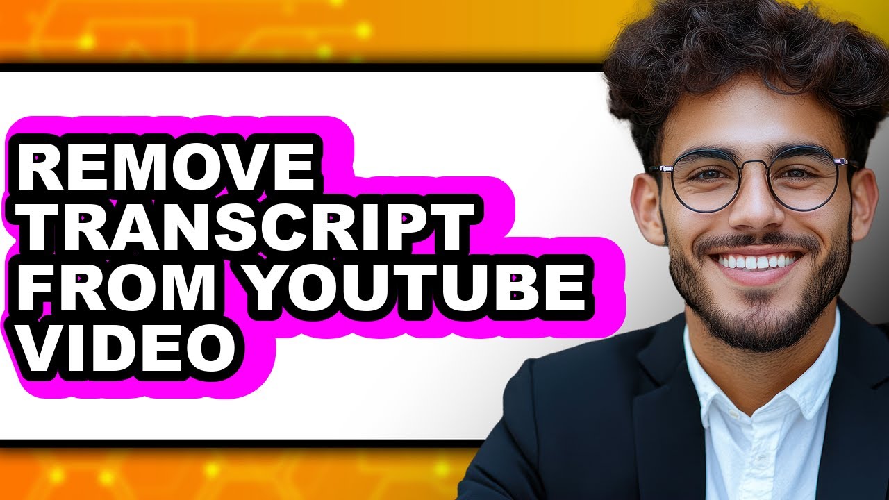 How to Remove Transcript from Youtube Video (easy Method)
