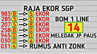 RUMUS JITU SGP KEPALA EKOR HARI INI || PREDIKSI SGP 17 OKTOBER 2026 || BOCORAN SGP HARI INI
