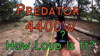 Predator 4400 Watt Inverter Generator Review While Camping - Decibel Meter Tested, How Loud Is It? screenshot 1