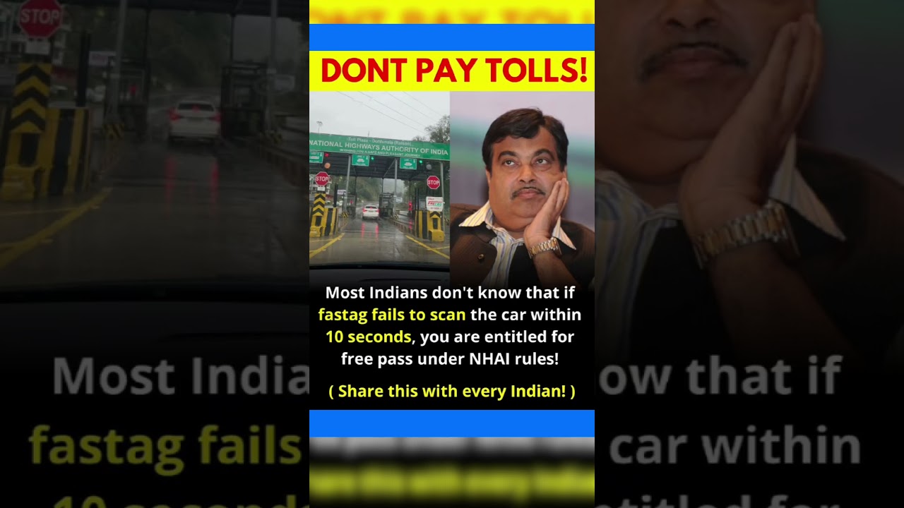FASTag Secret Rule: No Toll If Scan Fails in 10 Seconds! | NHAI Rule Every Indian Must Know! 