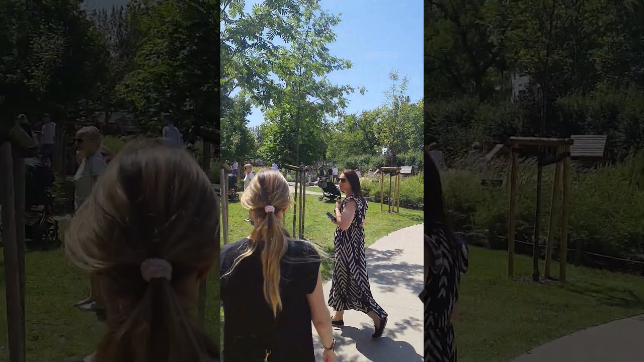 nice wooden park for kids to play in warsaw poland