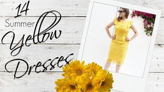 14 Summer Yellow dresses - How to Wear a Yellow Dress