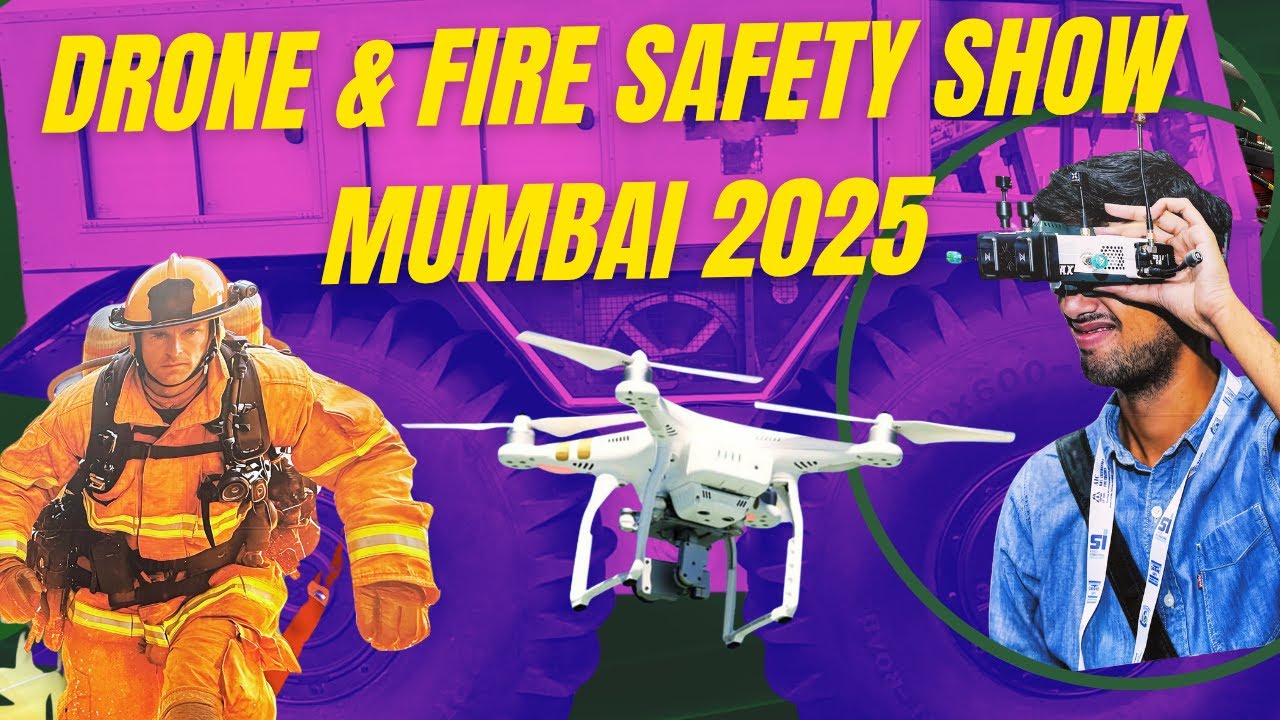 Drone &Fire Safety Show Mumbai 2025 | Stunning Experience #nesco #drone ...