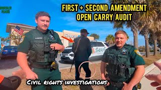 First + Second Amendment Open Carry Audit - Sumter County Deputy Sheriffs Respond - Citizen Inquiry