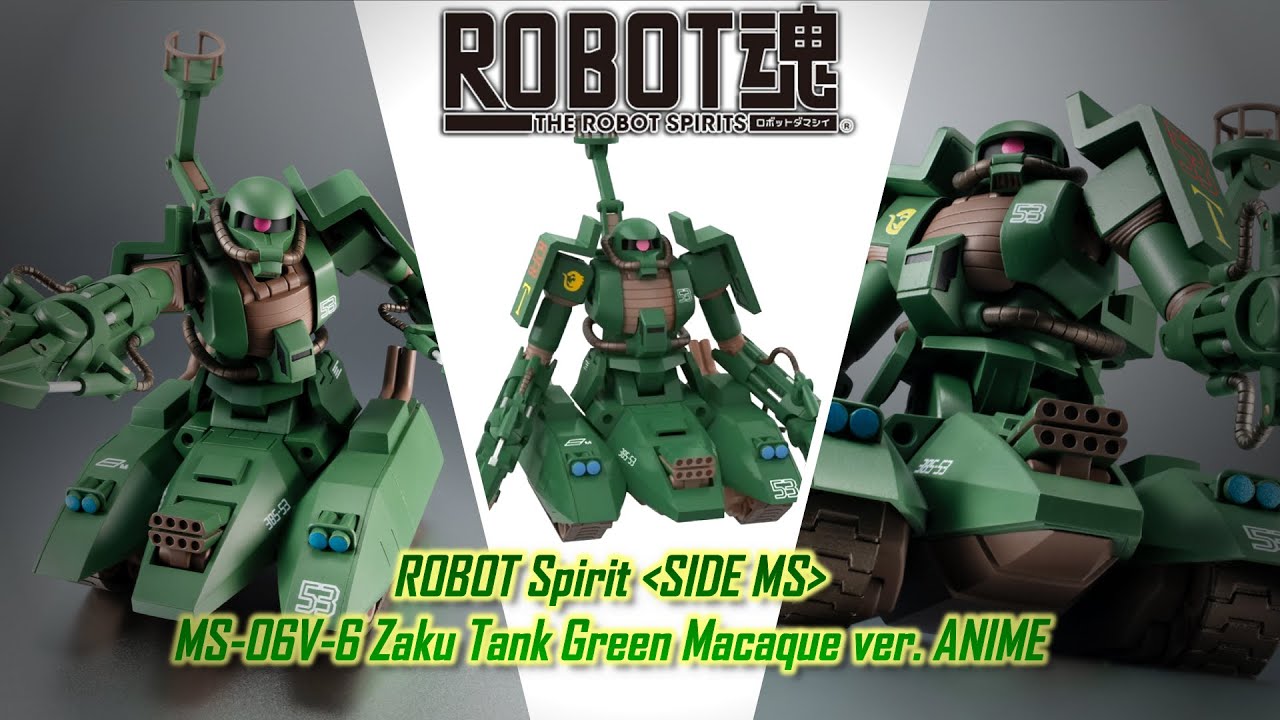 ROBOT Spirit Zaku Tank Green Macaque