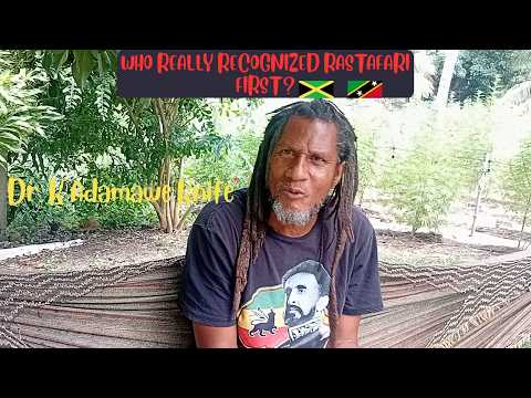 Dr  K'Adamawe K'nife weighs in on who really recognize rastafari first?#rastafari  #culture