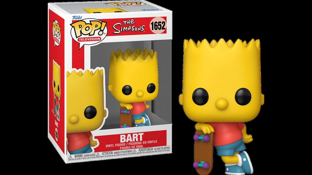 FUNKO The Simpsons Bart Simpson pop review - YouTube