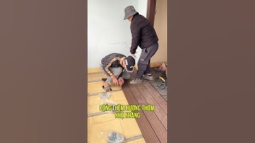 Thi công sàn gỗ nhựa ngoài trời vân gỗ 3D trang trí ban công cực sang | Sàn gỗ nhựa composite