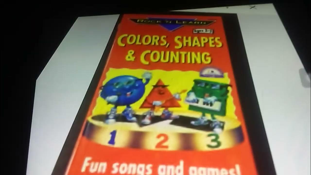 Rock n learn colors shapes & counting vhs 1997 YouTube