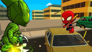 Chibi Spiderman vs Green Goblin - Spiderman No Way Home Animation