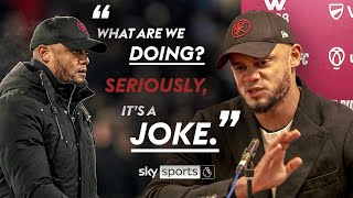 'It's a joke!' 😤 | Vincent Kompany ASTONISHING rant after Luton's controversial late equaliser