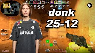 donk 25-12 1 74 Rating avg 3 5K ELO Dust2 POV Aug 15 2026