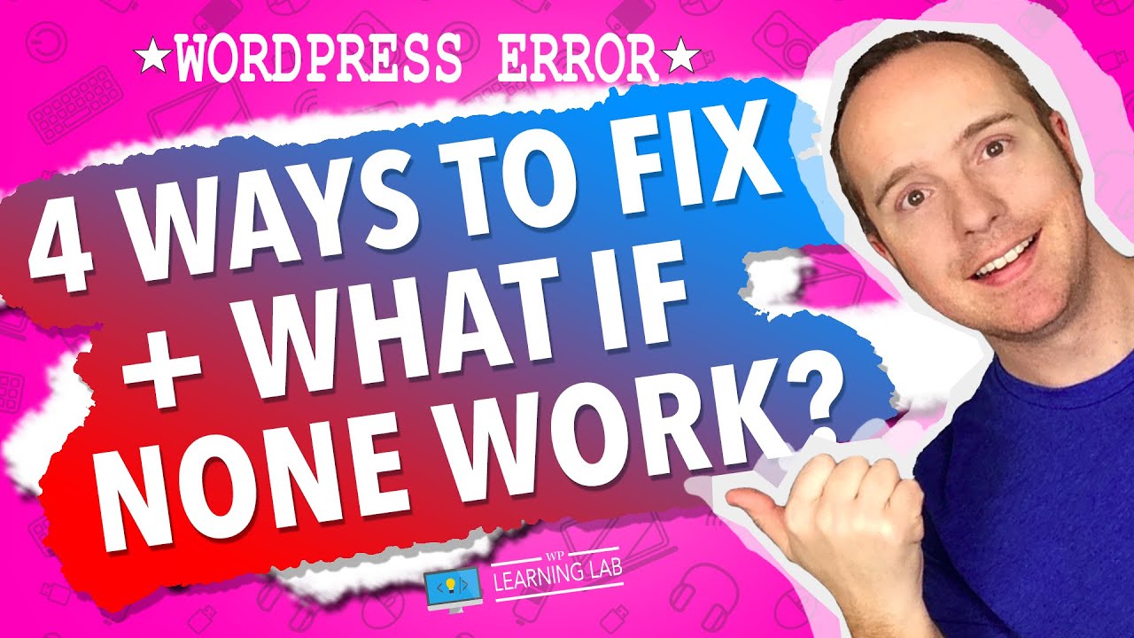 New Sorry You Are Not Allowed To Access This Page WordPress Error (wp-admin error)