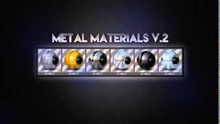 Cinema 4D Metal Materials Pack V.2 [Free Download]